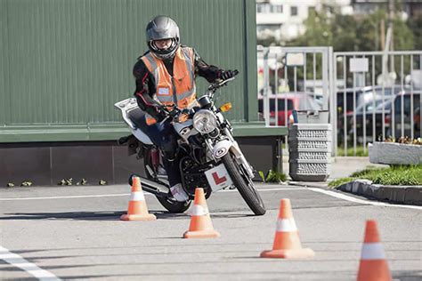 is passing your bike test hard|motorcycle driving test.